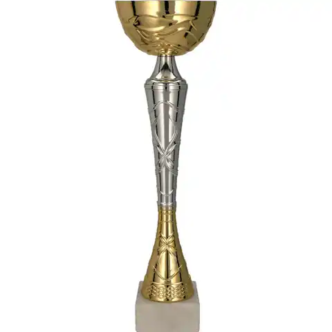 ⁨Puchar metalowy złoto-srebrny TUMA S⁩ w sklepie Wasserman.eu