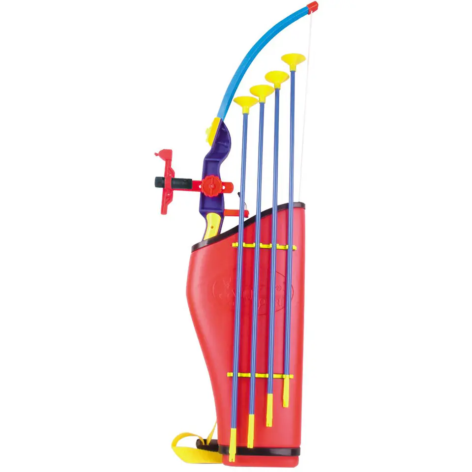 ⁨ZESTAW ŁUCZNICZY ENERO DLA DZIECI ŁUK 78CM 4 STRZAŁY KOŁCZAN I CELOWNIK LASEROWY⁩ w sklepie Wasserman.eu