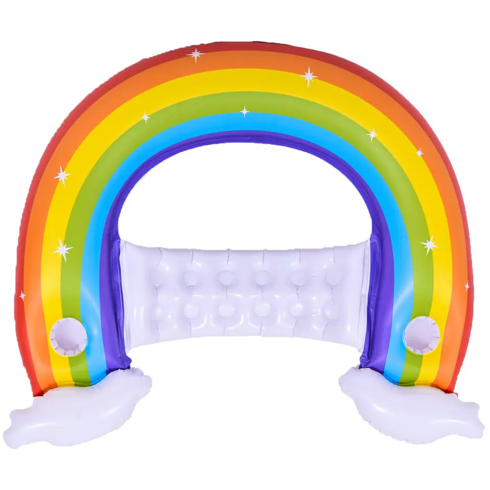 ⁨DMUCHANY LEŻAK FOTEL WODNY TĘCZA 107x95x23CM 37606⁩ w sklepie Wasserman.eu