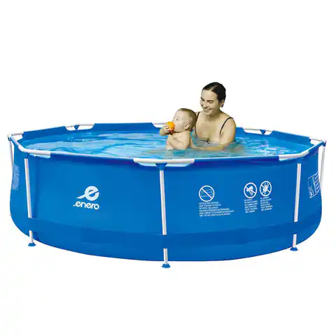⁨ENERO Swimming pool 360x76cm with Filter Pump 6125l⁩ at Wasserman.eu