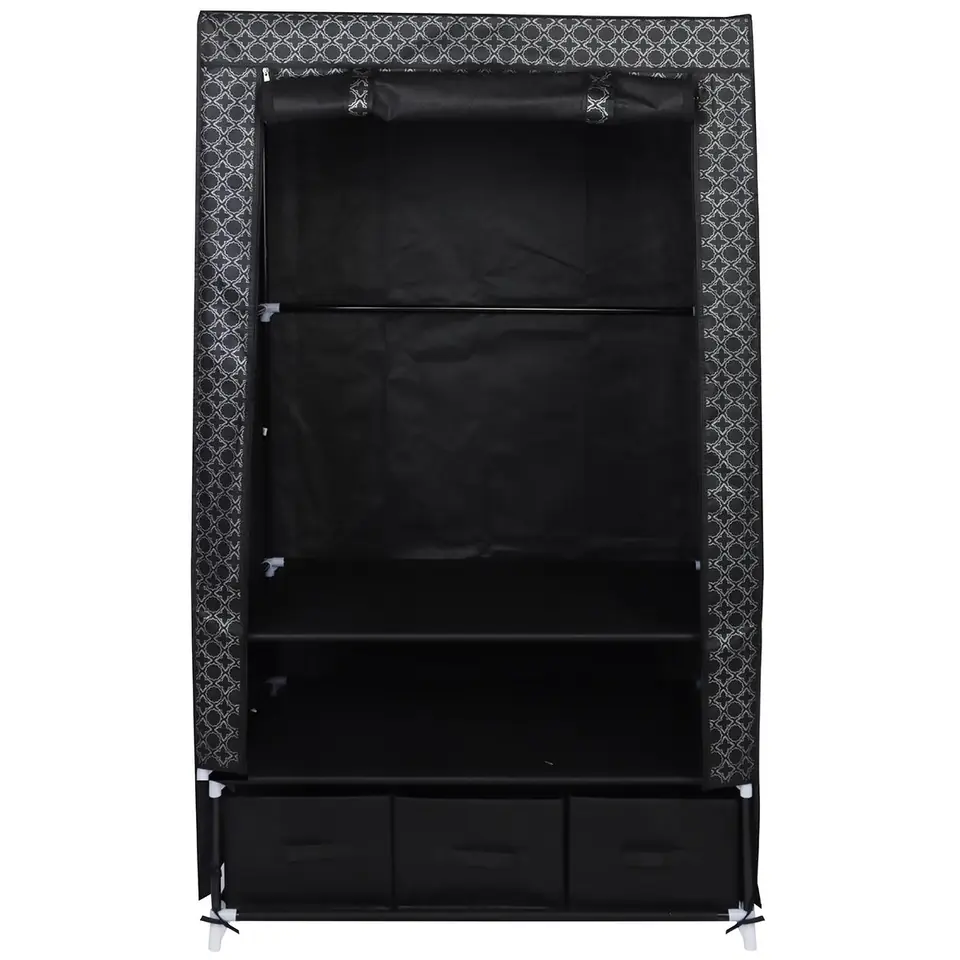 ⁨SZAFA TEKSTYLNA GARDEROBA 88x50x160CM ORNAMENT 45245⁩ w sklepie Wasserman.eu