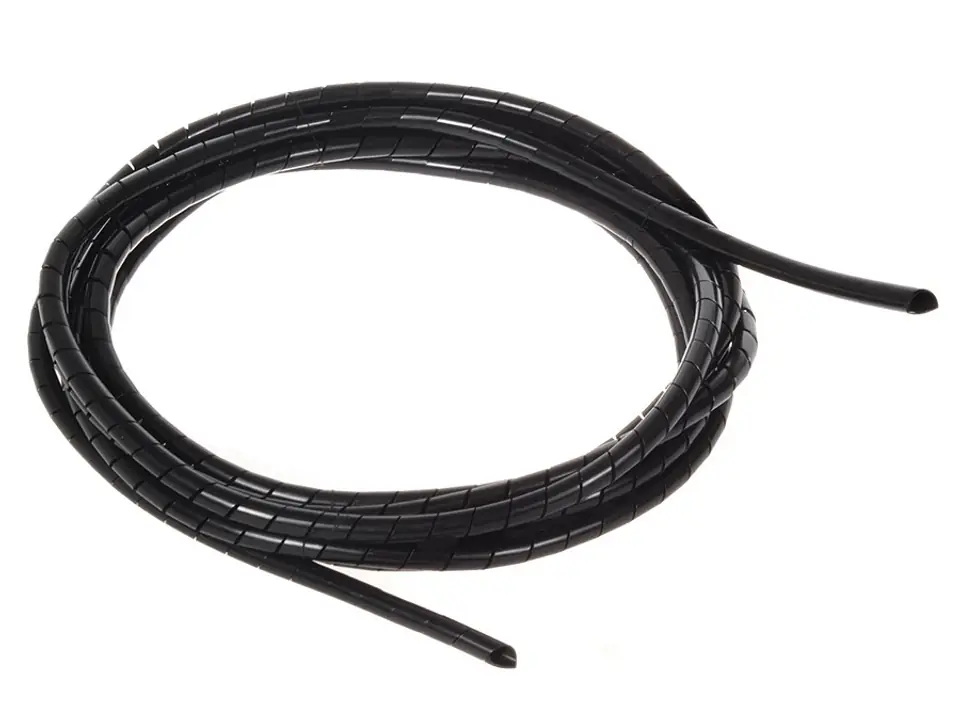 ⁨MCTV-684 B 43132 Osłona maskująca na kable (5*6mm) 3m czarna spirala⁩ w sklepie Wasserman.eu
