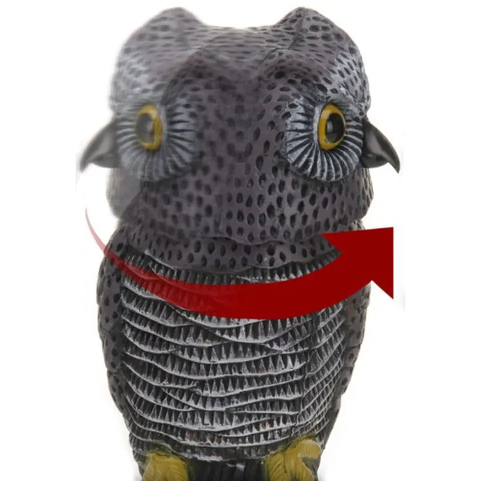 ⁨Owl with movable head 38 cm pattern 2⁩ at Wasserman.eu