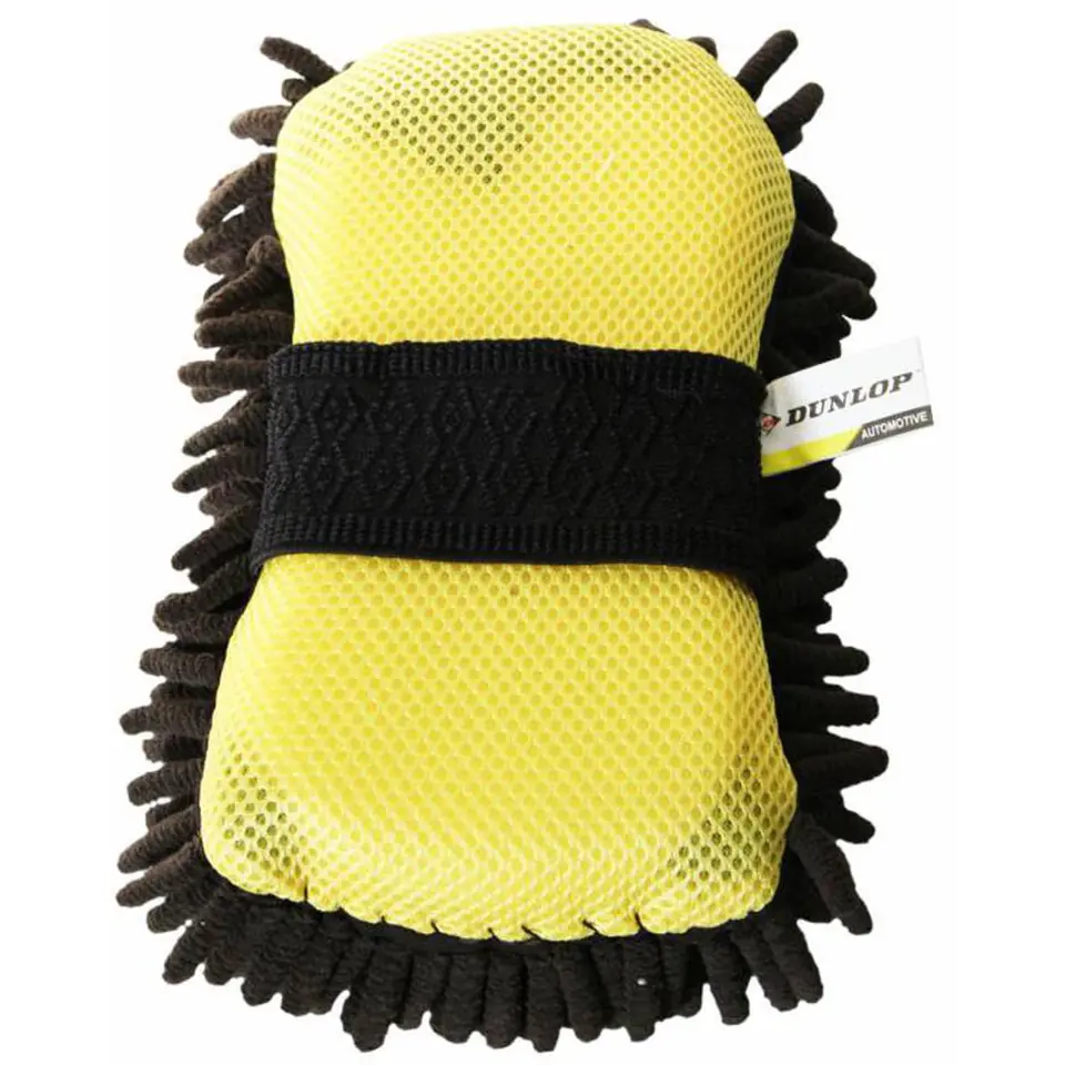 ⁨Dunlop - Double-sided car washing sponge 2in1 microfiber⁩ at Wasserman.eu