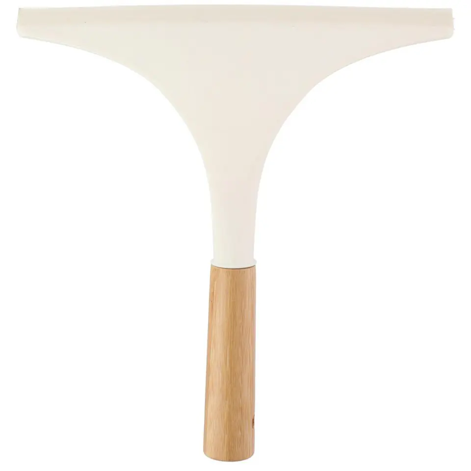 ⁨ŚCIĄGACZKA WODY Z SZYB I LUSTER Z RĄCZKĄ BAMBUSOWĄ ALPINA⁩ w sklepie Wasserman.eu