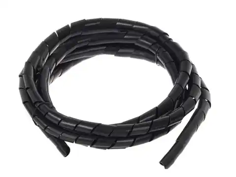 ⁨MCTV-686 B 43134 Masking cover for cables (14.6*16mm) 3m black spiral⁩ at Wasserman.eu