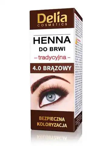 ⁨Delia Cosmetics Henna do brwi - Brązowa⁩ w sklepie Wasserman.eu
