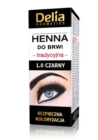 ⁨Delia Cosmetics Henna do brwi - Czarna⁩ w sklepie Wasserman.eu