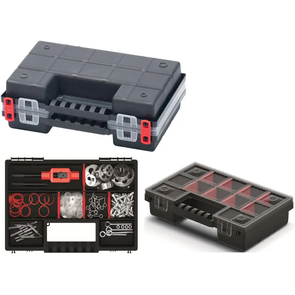 ⁨PODWÓJNY ORGANIZER SKRZYNKA 24 KOMORY KISTENBERG⁩ w sklepie Wasserman.eu