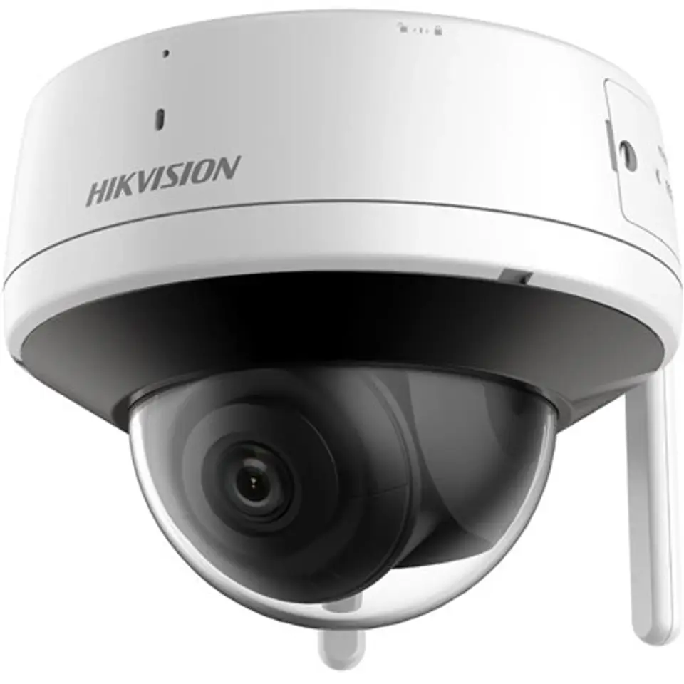 ⁨Hikvision | Camera | DS-2CV2141G2-IDW | Dome | 4 MP | 2.8mm | IP66 | H.265 | MicroSD/SDHC/SDXC card (256 GB) | White⁩ at Wasserman.eu