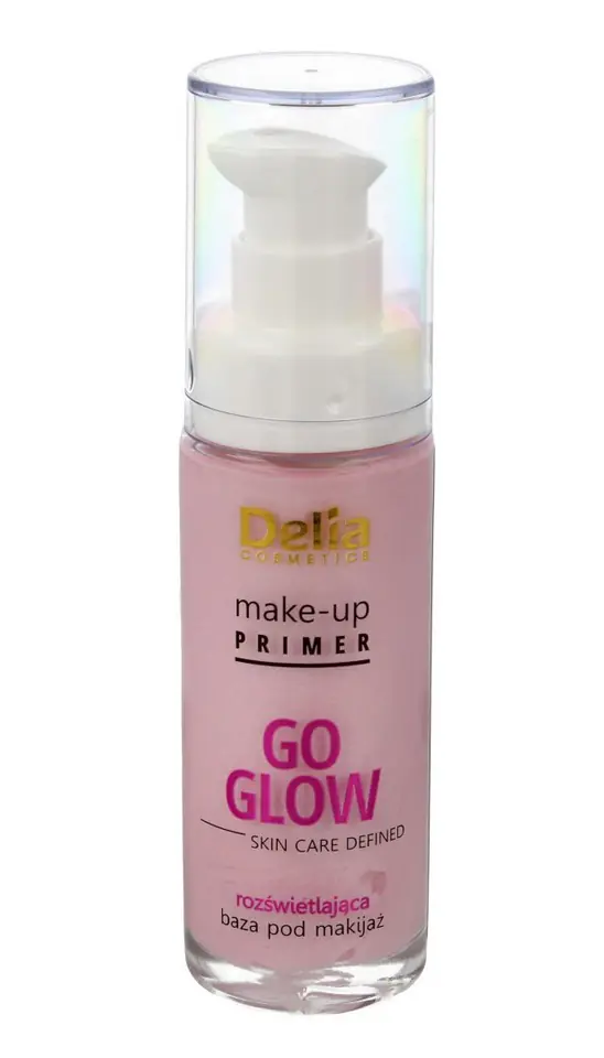 ⁨Delia Cosmetics Skin Care Defined Baza pod makijaż Go Glow rozświetlająca 30ml⁩ w sklepie Wasserman.eu