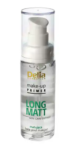 ⁨Delia Cosmetics Skin Care Defined Baza pod makijaż Long Matt matująca 30ml⁩ w sklepie Wasserman.eu