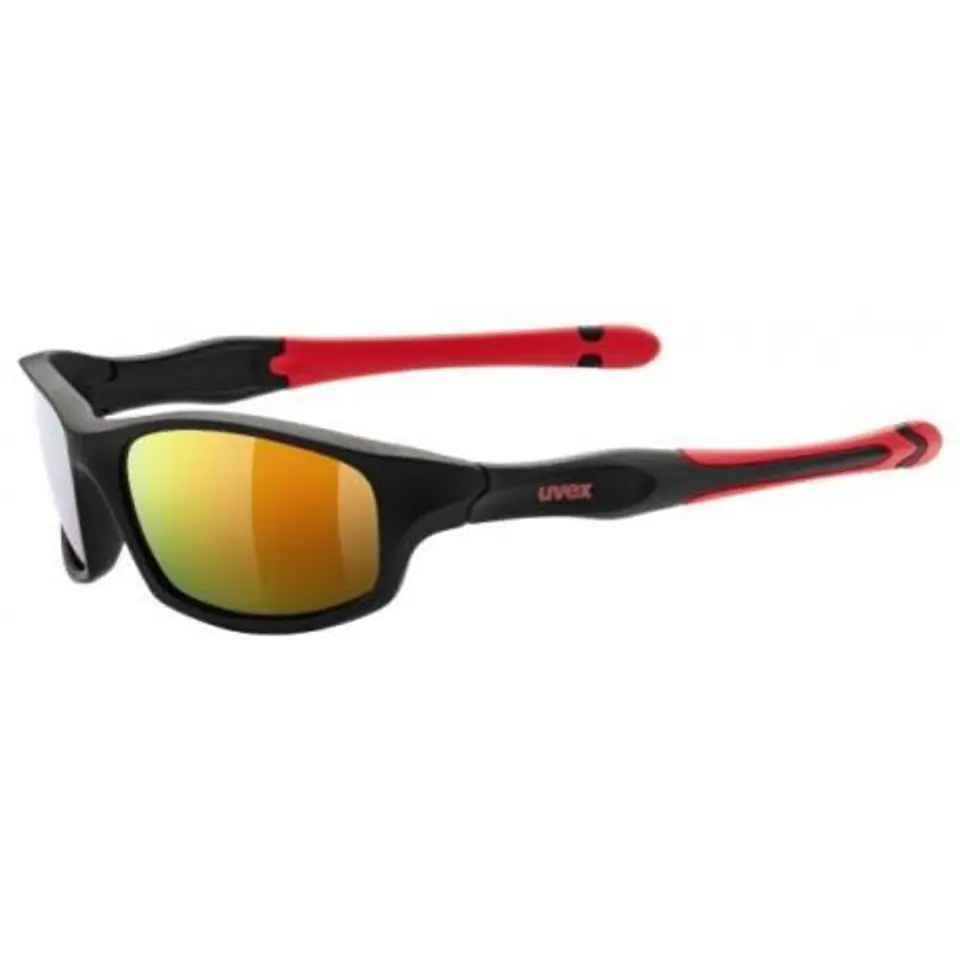Okulary dziecięce Uvex Sportstyle 507 czarny mat czerwony w sklepie Wasserman.eu