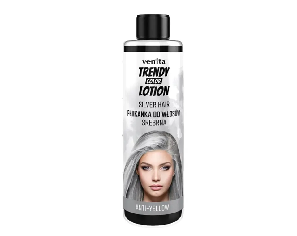 ⁨VENITA Trendy Color Lotion Płukanka do włosów anti-yellow - Srebrna 200ml⁩ w sklepie Wasserman.eu