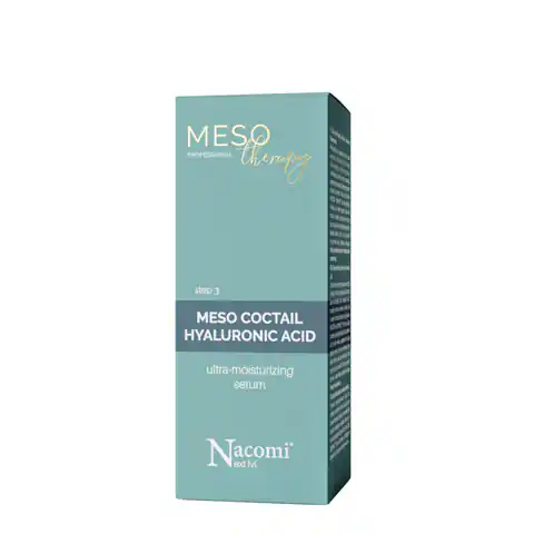 ⁨NACOMI Meso Therapy Ultranawilżające Serum - Koktajl z kwasem hialuronowym 15ml⁩ w sklepie Wasserman.eu