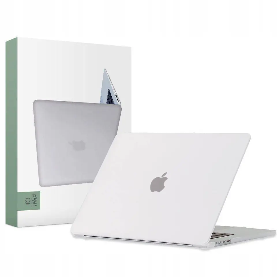 ⁨Etui APPLE MACBOOK Air 15.3 2023 Tech-Protect SmartShell Matte transparentne⁩ w sklepie Wasserman.eu