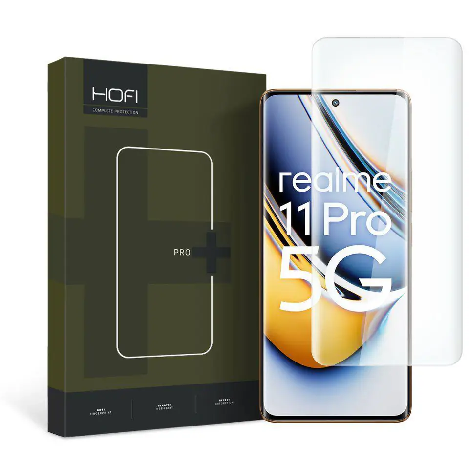 ⁨Szkło Hartowane 5D UV REALME 11 PRO / 11 PRO+ PLUS Hofi UV Glass Pro+ Clear⁩ w sklepie Wasserman.eu