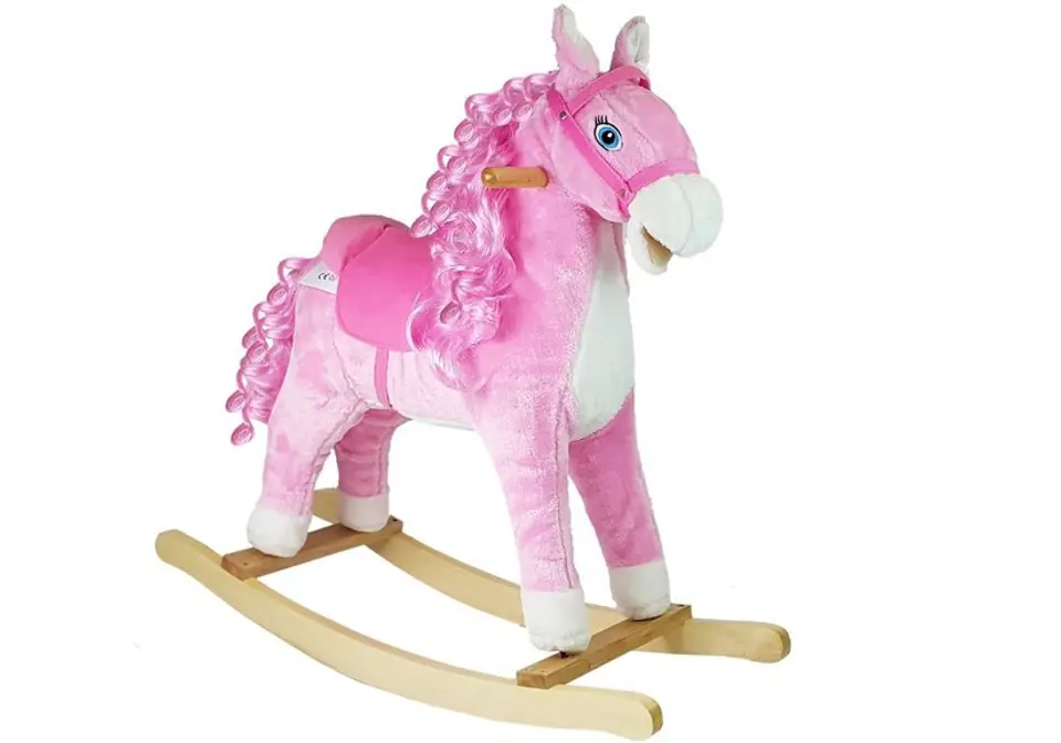 ⁨Rocking horse pink 74cm 2255 Lean Toys⁩ at Wasserman.eu