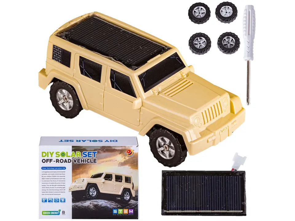 ⁨Solar Toy Car Auto Off Road - Self-Assembly Kit⁩ at Wasserman.eu