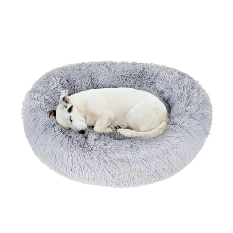 ⁨Poduszka owalna dla Psa Kota Legowisko Miękkie z Pluszu rozmiar M 60cm⁩ w sklepie Wasserman.eu