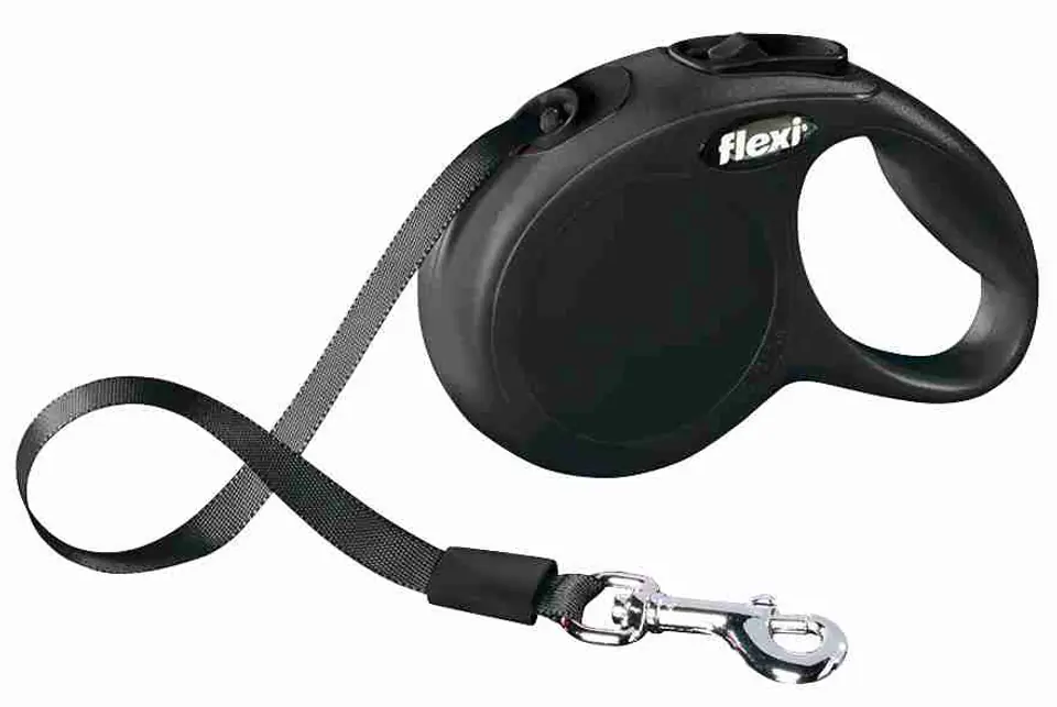 ⁨Flexi New CLASSIC 3 m Black Dog Retractable lead⁩ at Wasserman.eu