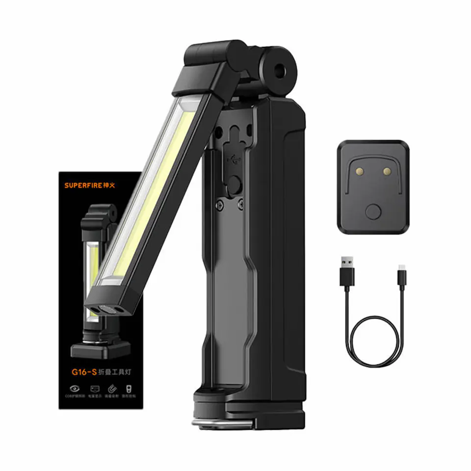 ⁨Superfire G16-S Multifunction Flashlight, 800lm, USB-C⁩ at Wasserman.eu