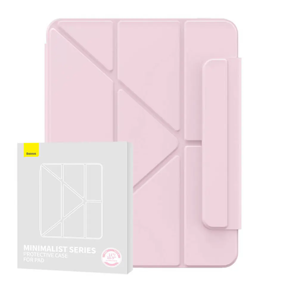 ⁨Etui magnetyczne Baseus Minimalist do Pad Pro 11″ (2018/2020/2021/2022) (baby pink)⁩ w sklepie Wasserman.eu