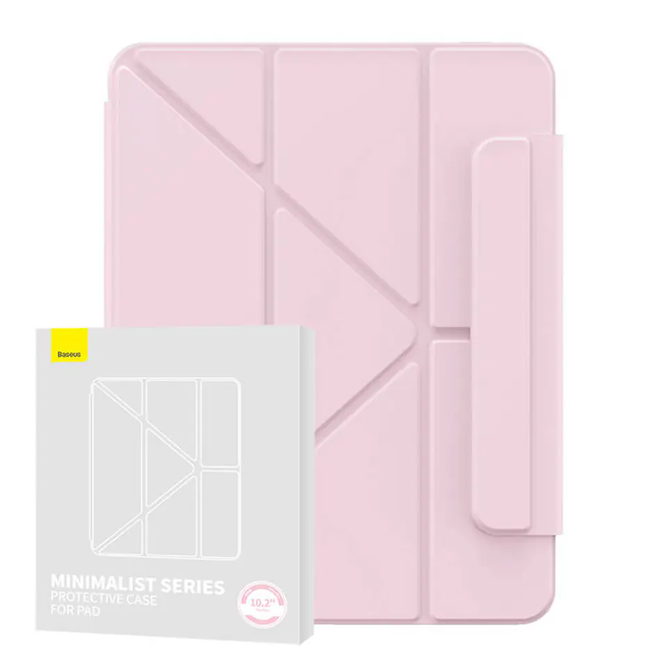 ⁨Etui magnetyczne Baseus Minimalist do Pad 10.2″ (2019/2020/2021)(baby pink)⁩ w sklepie Wasserman.eu