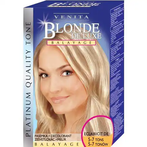 ⁨VENITA Blonde De Luxe Rozjaśniacz do włosów (5-7 tonów) - Balayage (włosy z pasemkami) 1op.⁩ w sklepie Wasserman.eu