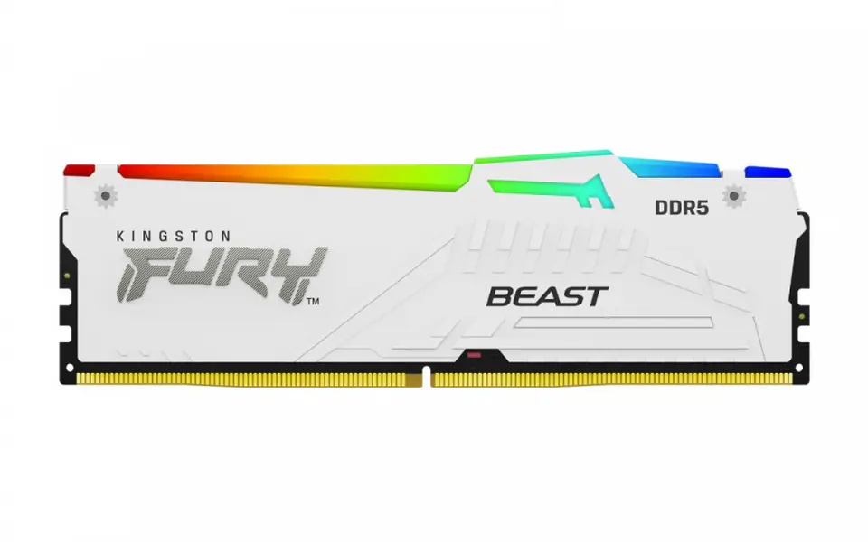 ⁨Kingston Technology FURY Beast 32GB 6000MT/s DDR5 CL36 DIMM White RGB EXPO⁩ at Wasserman.eu