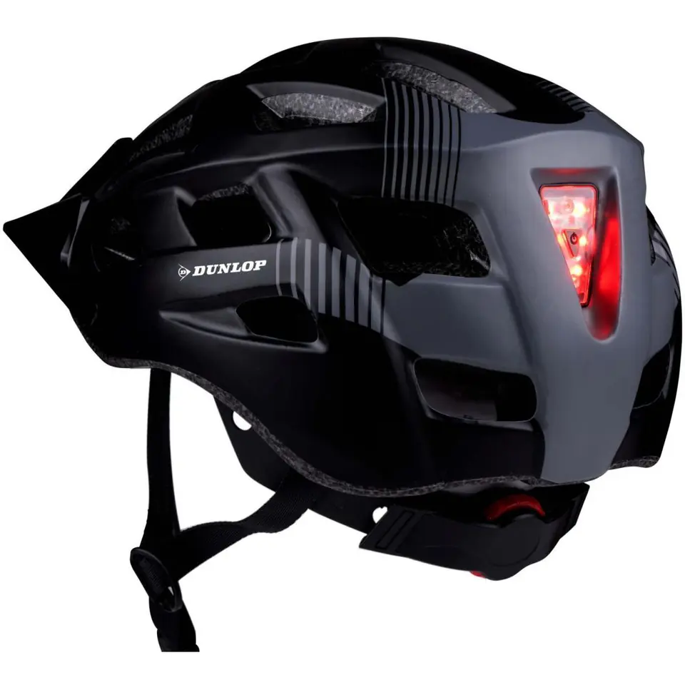 ⁨KASK ROWEROWY MTB DUNLOP 6xLED R.L⁩ w sklepie Wasserman.eu