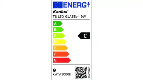 ⁨Świetlówka T8 LED Źródło światła LED G13 602mm T8 LED GLASSv4 9W-CW 1440lm 6500K barwa zimna 3 lata Gwar. 33211⁩ w sklepie Wasserman.eu
