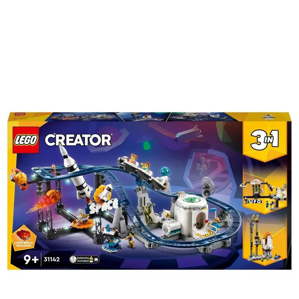 ⁨LEGO(R) CREATOR 31142 Kosmiczna kolejka górska 3w1⁩ w sklepie Wasserman.eu