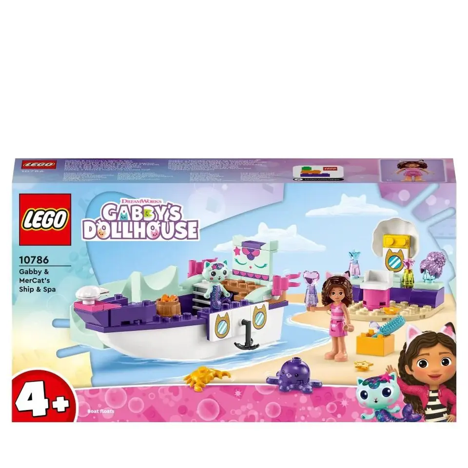 ⁨Lego GABBY'S DOLLHOUSE 10786 Statek i spa Gabi...⁩ w sklepie Wasserman.eu