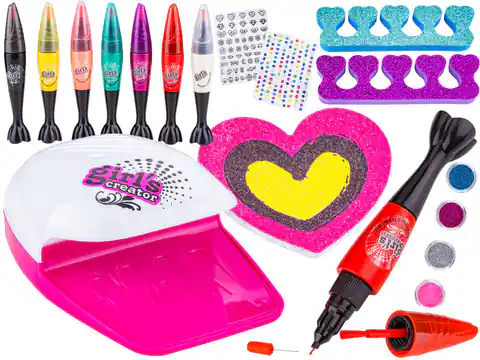 ⁨Nail styling set, Manicure, Varnishes, Hair dryer + Accessories⁩ at Wasserman.eu