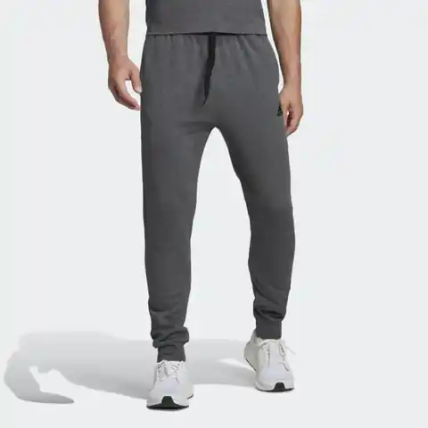 ⁨Spodnie adidas Fleece Regular Taprered Pants M (kolor Szary/Srebrny, rozmiar 2XL)⁩ w sklepie Wasserman.eu
