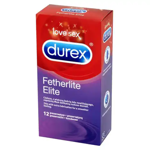 ⁨Durex Condoms Fetherlite Elite 12 pcs⁩ at Wasserman.eu