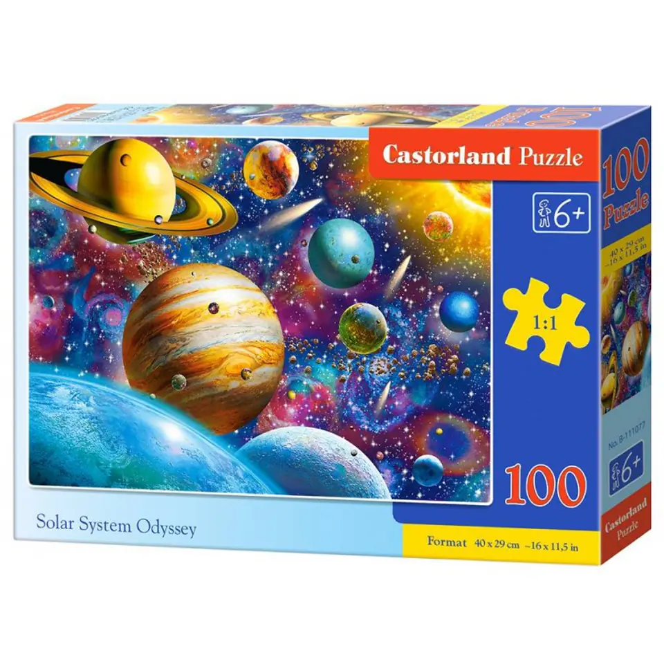 ⁨Puzzle 100 elements Solar System Odyssey⁩ at Wasserman.eu