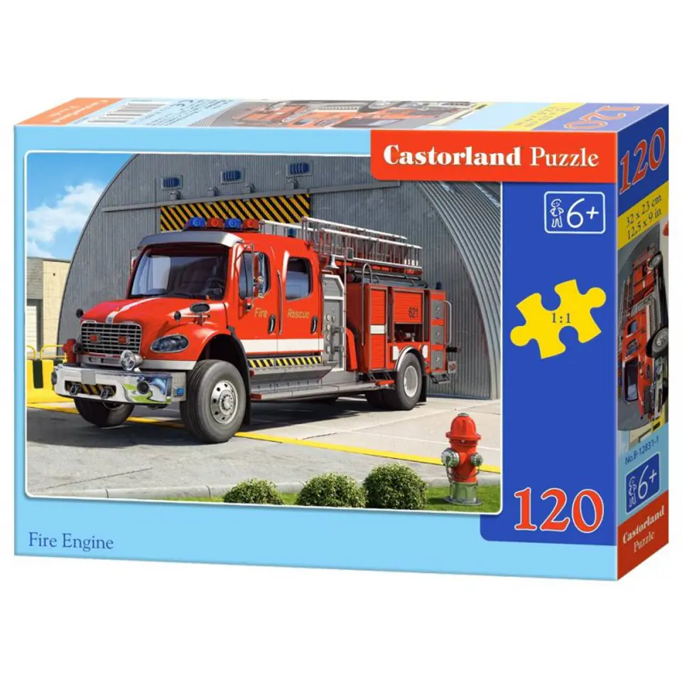 ⁨Puzzle 120el. fire engine⁩ w sklepie Wasserman.eu