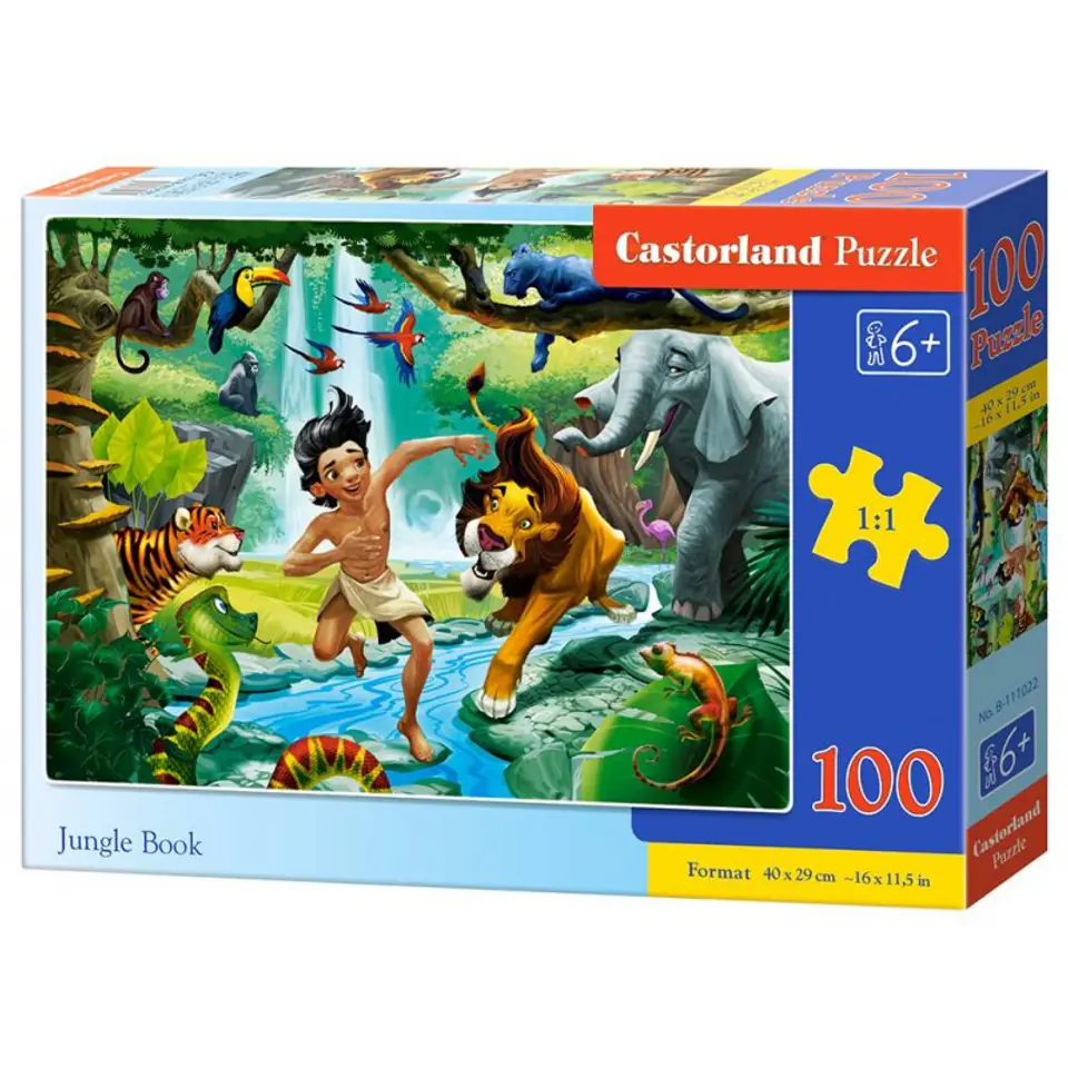 ⁨Puzzle 100 jungle book⁩ w sklepie Wasserman.eu