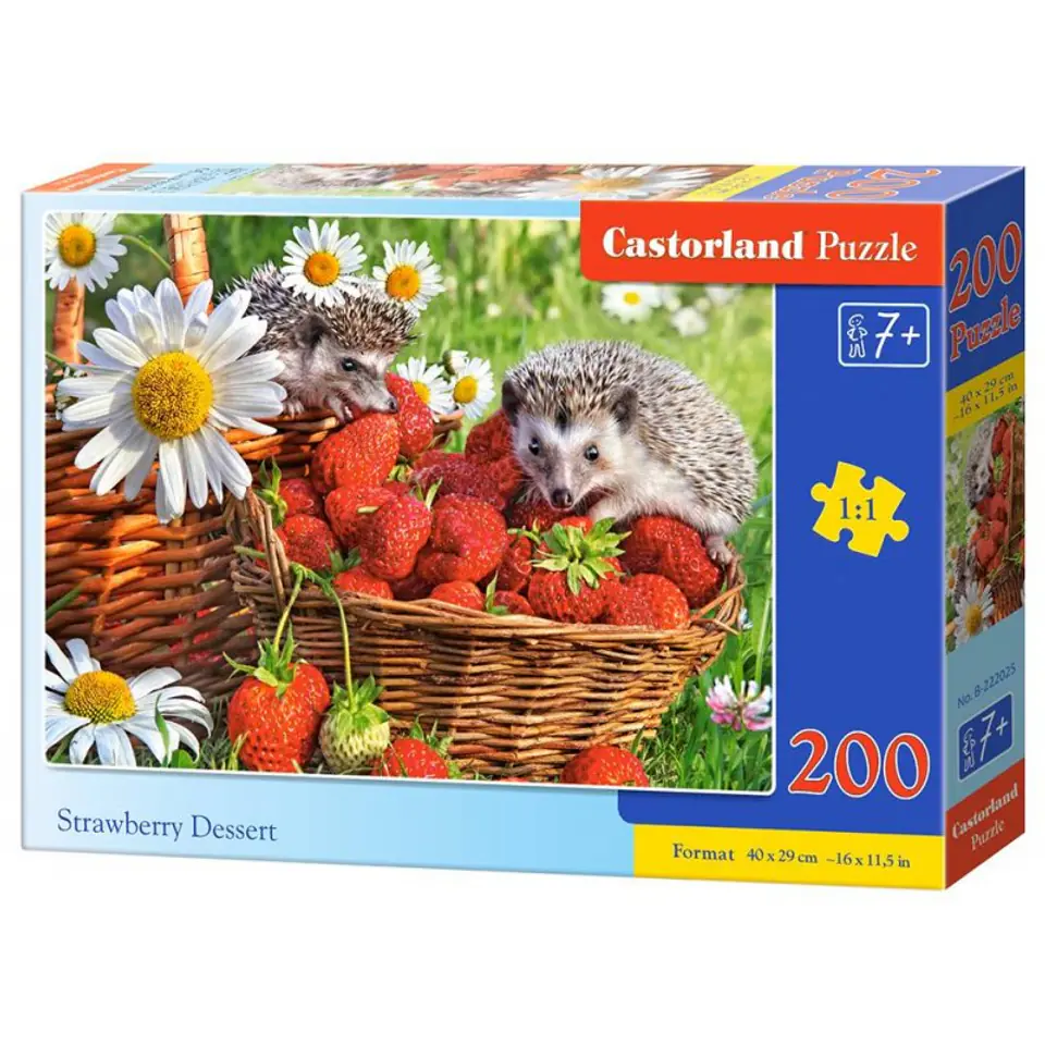 ⁨Puzzle 200 strawberry dessert⁩ w sklepie Wasserman.eu