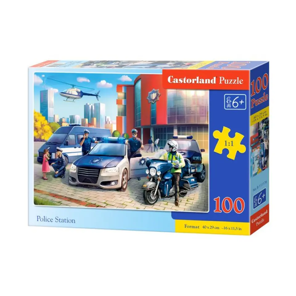 ⁨Puzzle 100 police station⁩ w sklepie Wasserman.eu