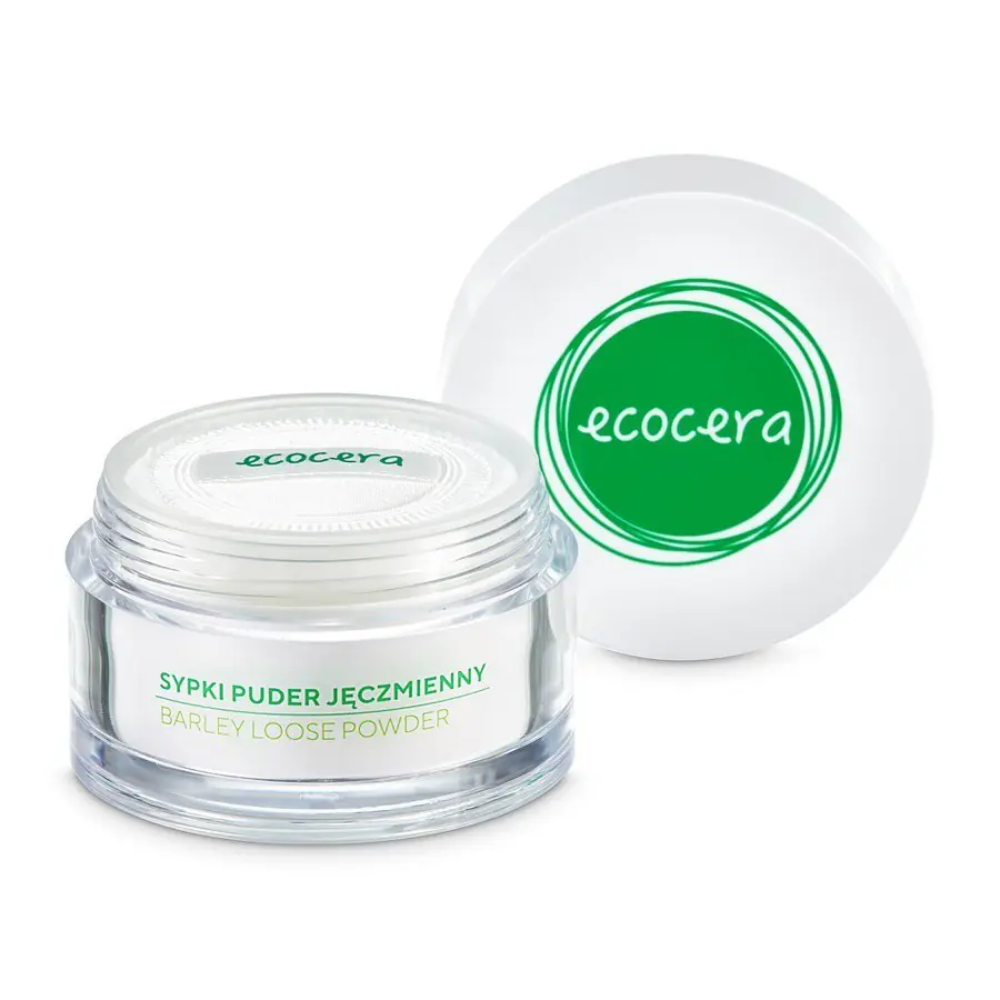 ⁨Ecocera Puder sypki Jęczmienny - każdy rodzaj cery 15g⁩ w sklepie Wasserman.eu