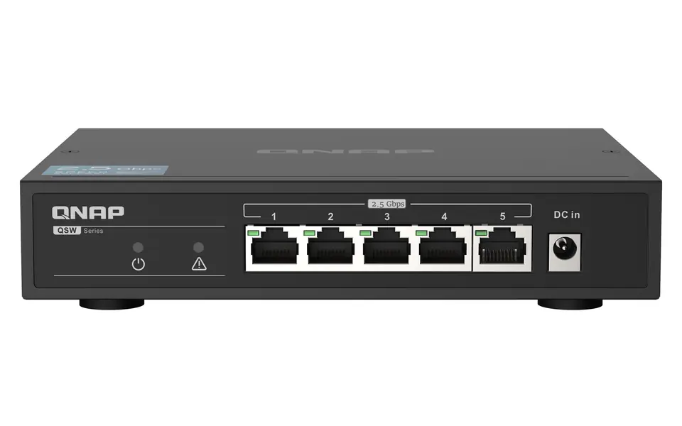 Qnap QSW-1105-5T, 5x 2.5GbE, unmanaged switch w sklepie Wasserman.eu