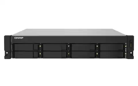 ⁨QNAP TS-832PXU NAS Rack (2U) Ethernet LAN Aluminium, Black AL324⁩ at Wasserman.eu