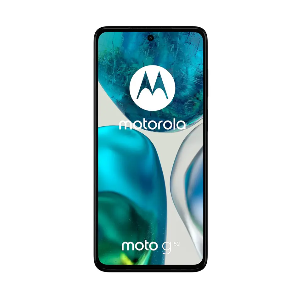 ⁨Motorola Moto G52 16.8 cm (6.6") Hybrid Dual SIM Android 12 4G USB Type-C 6 GB 128 GB 5000 mAh Grey⁩ at Wasserman.eu