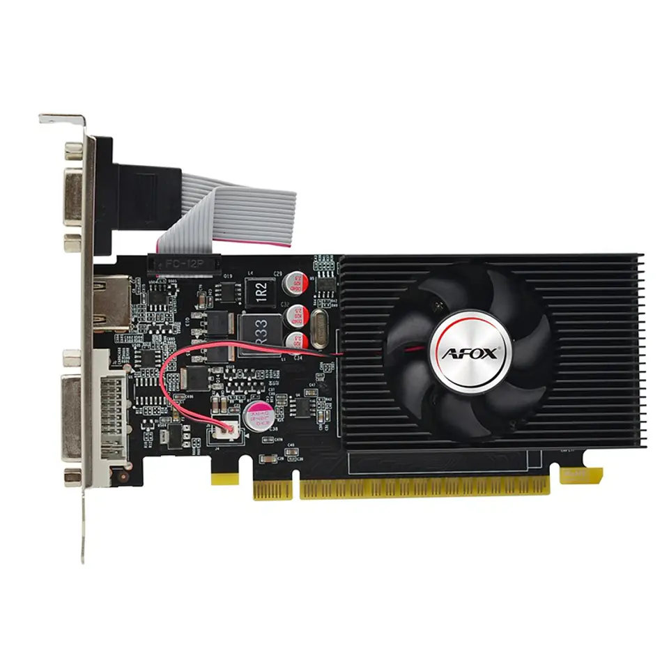 ⁨AFOX GEFORCE GT730 4GB DDR3 128BIT DVI HDMI VGA LP FAN AF730-4096D3L5⁩ w sklepie Wasserman.eu