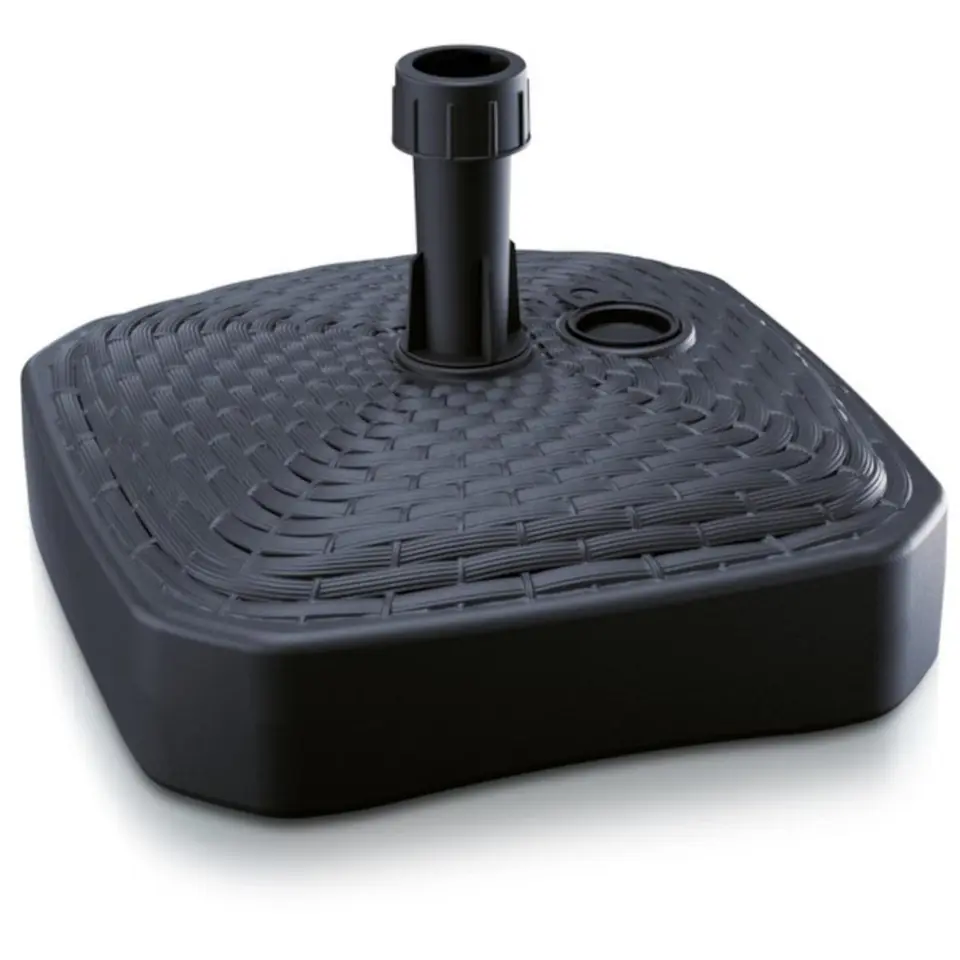 ⁨PODSTAWA DO PARASOLA KWADRATOWA UMBRELLA BASE RATAN ANTRACYTOWY⁩ w sklepie Wasserman.eu