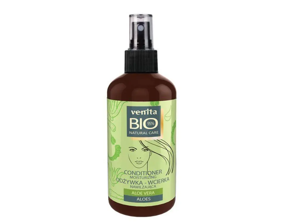 ⁨Venita Bio Aloe Vera moisturizing conditioner-rub for hair and scalp with aloe vera extract 100ml⁩ at Wasserman.eu