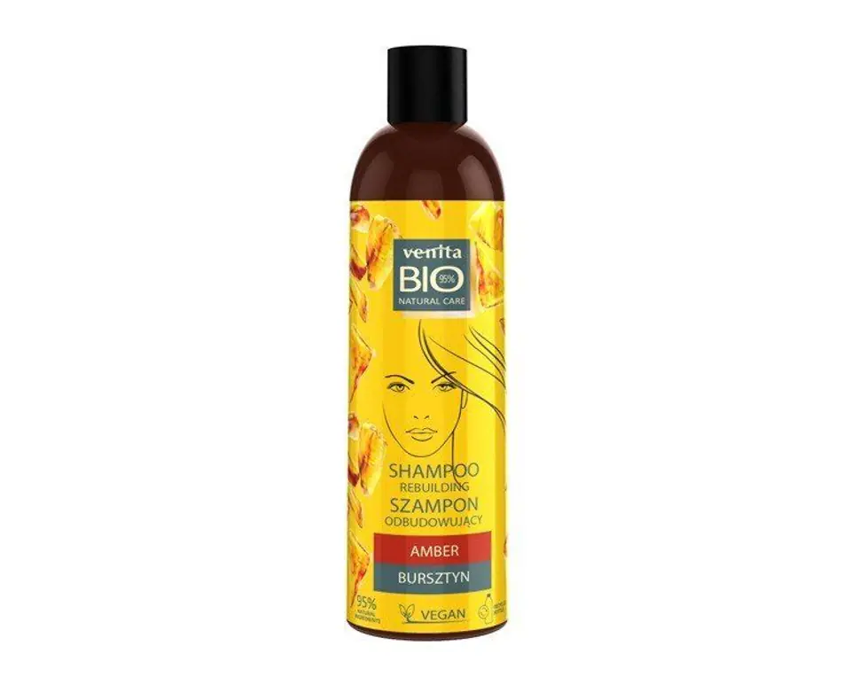 ⁨Venita Bio Amber rebuilding shampoo for hair 300ml⁩ at Wasserman.eu